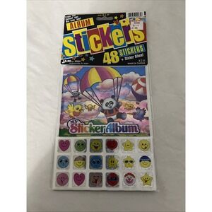 Ja-Ru My‎ Sticker Album Sparkly Panda Birds Hot Air Balloon 48 Stickers NEW 2065